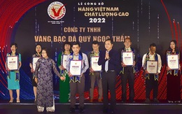 Ngọc Thẩm Jewelry tiếp tục được vinh danh Hàng Việt Nam chất lượng cao 2022