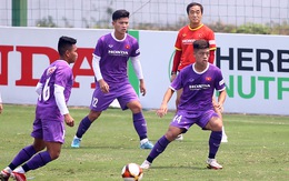 Tuyển U23 Việt Nam chỉ có 6 cầu thủ ở ngày đầu tập luyện