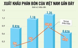 Giá cao nhất 50 năm, nên cấm xuất khẩu phân bón?