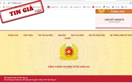 Cảnh báo trò giả mạo trang web của Bộ Công an để lừa đảo