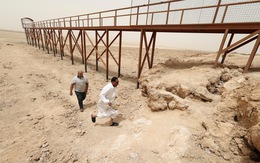 Biến đổi khí hậu khiến hồ rộng 5km vuông ở Iraq thành cái ao nhỏ