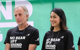 Tăng Thanh Hà cùng sao quốc tế trải nghiệm chăm sóc gấu tại Việt Nam