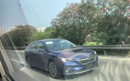 Subaru WRX 2022 chạy thử tại Việt Nam: Thêm kiểu dáng lạ, giấy dán kính hé lộ ngày mở bán
