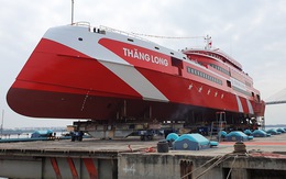 Hạ thủy siêu tàu cao tốc một thân lớn nhất Việt Nam, chở được 1.017 khách