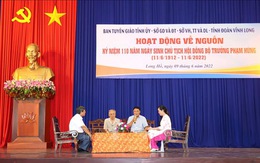 Nói chuyện chuyên đề nhân kỷ niệm 110 năm ngày sinh Chủ tịch Hội đồng Bộ trưởng Phạm Hùng