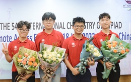 Cả 4 học sinh Việt Nam dự thi Olympic hóa học quốc tế đều giành huy chương vàng