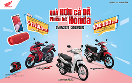 Honda tung loạt quà tặng lớn cho 3 dòng xe số và xe tay côn