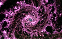 Giới khoa học xôn xao bức hình chụp thiên hà màu tím của kính James Webb
