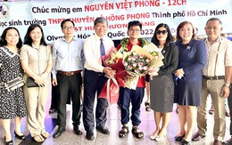 HCV hóa học quốc tế Nguyễn Việt Phong: 'Tôi choáng ngợp trước số tiền 350 triệu đồng được thưởng'