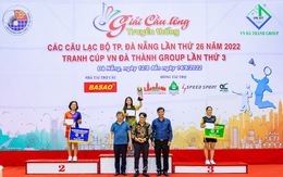 CLB Tuấn Thi 1 đoạt giải nhất toàn đoàn Giải cầu lông truyền thông các CLB TP Đà Nẵng năm 2022