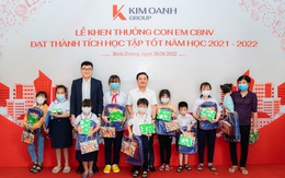 Kim Oanh Group khen thưởng con CBNV học tập tốt năm học 2021-2022