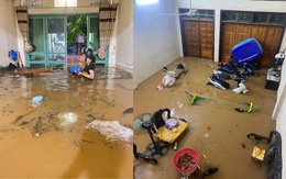 Lào Cai ngập sâu sau cơn mưa lớn