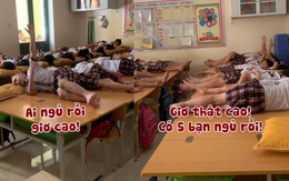 Học trò bị cô giáo troll 'ai ngủ rồi giơ tay'
