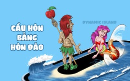 Robinson và 'hòn đảo động đậy'