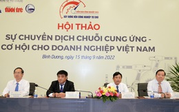 Nhiều đại biểu tham dự hội thảo 'Sự chuyển dịch chuỗi cung ứng - cơ hội cho doanh nghiệp Việt Nam'