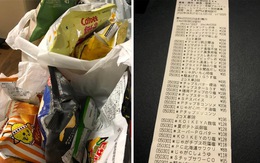 Đẳng cấp thương vợ: Anh chồng mua hẳn 32 vị snack vì 'em muốn là được'