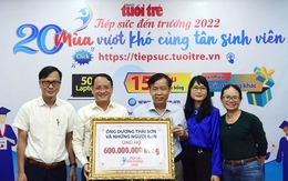 Thêm 600 triệu đồng ‘tiếp sức’ sinh viên nghèo