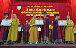 306 học viên nhận bằng thạc sĩ, cử nhân Phật học