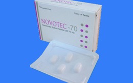 Buộc tiêu hủy toàn bộ lô thuốc điều trị loãng xương Novotec-70