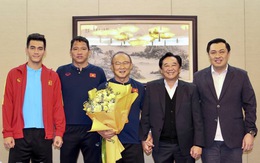 Ông Park và Tiến Linh được động viên trước trận chung kết với Thái Lan