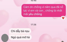 Đu trend nhắn tin mùi mẫn cảm ơn chồng, vợ giật mình khi nhận lời đáp