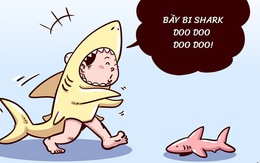 Baby shark 'đu đu', daddy shark 'đu đỉnh'