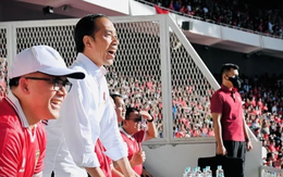 Tổng thống Indonesia 'căng thẳng' khi xem trận gặp Việt Nam