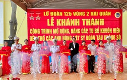 Lữ đoàn 125 khánh thành công trình mở rộng đền thờ các anh hùng liệt sĩ đoàn tàu không số