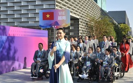 Thượng cờ đoàn thể thao Việt Nam tại Asian Para Games 4