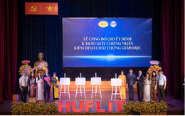 HUFLIT đạt chuẩn kiểm định chất lượng cơ sở giáo dục chu kỳ 2