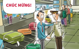 Chúc mừng sân bay đã giảm trộm vặt