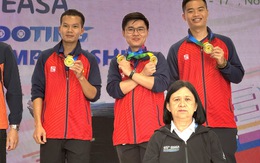 Bắn súng Việt Nam giành thêm 3 HCV ở Giải vô địch Đông Nam Á