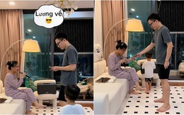 Vợ cất tiếng hát nhẹ nhàng 'nhắc khéo' chồng đưa lương