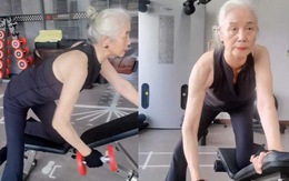 Cụ bà 78 tuổi vóc dáng thon gọn như thiếu nữ nhờ tập gym