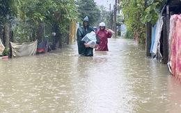 Trung Bộ mưa lớn kéo dài đến 17-11, lũ ở Quảng Bình đến Phú Yên đang lên