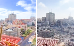 Những hình ảnh trái ngược ở thành phố Gaza trước xung đột và hiện tại