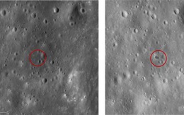 Vật thể bí ẩn để lại hố đôi trên Mặt trăng là của Trung Quốc?