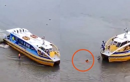 Nhân viên buýt sông cứu một phụ nữ nhảy cầu Sài Gòn