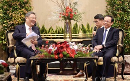 Bí thư TP.HCM Nguyễn Văn Nên tiếp bộ trưởng thương mại Trung Quốc