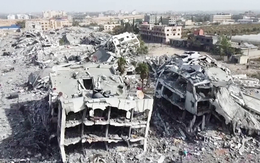 Cận cảnh hình ảnh tương phản của các tòa nhà ở Gaza trước và sau ngày nổ ra xung đột
