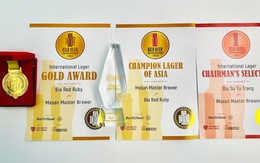 Bia Red Ruby đạt 2 giải thưởng bia quốc tế