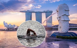 Người đàn ông bơi từ Malaysia sang Singapore bằng túi rác