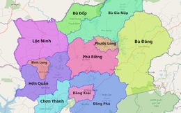 Đến năm 2030, Bình Phước không còn hai huyện Hớn Quản, Phú Riềng