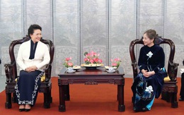 Hai phu nhân Tổng bí thư Việt Nam, Trung Quốc thăm Bảo tàng Phụ nữ
