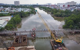 Tháo dỡ cầu sắt Rạch Đỉa nối quận 7, Nhà Bè để làm cầu mới