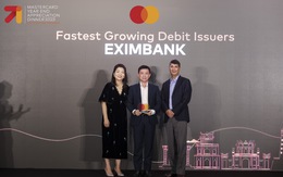 Eximbank đạt Giải thưởng ‘Fastest Growing Debit Issuers’ từ Mastercard