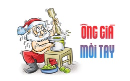 Ông già Noel... mỏi tay