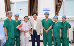 Bệnh nhân mổ tim hở đầu tiên tại BV Đa khoa Trung ương Quảng Nam xuất viện
