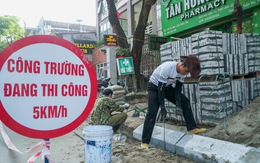 Sở Xây dựng Hà Nội: Các tuyến vỉa hè được lát đá chưa xuất hiện hư hỏng lớn