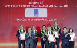PVTRANS tiếp tục có mặt trong Top 50 doanh nghiệp lợi nhuận tốt nhất Việt Nam